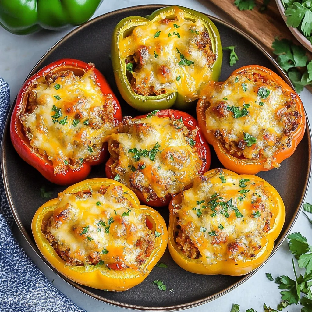 Easy Stuffed Bell Peppers Recipe