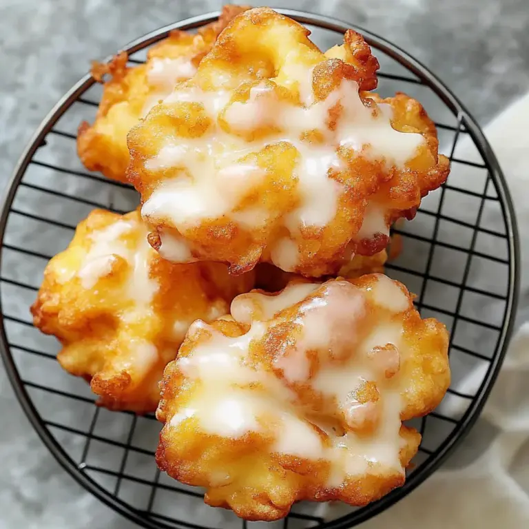 Fresh Peach Fritters That Melt in Your Mouth