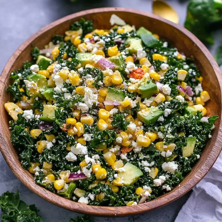 Mexican Street Corn Kale Salad