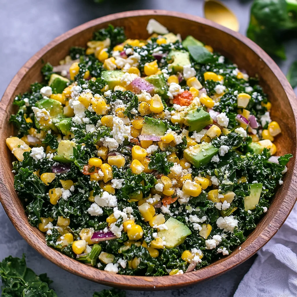 Mexican Street Corn Kale Salad