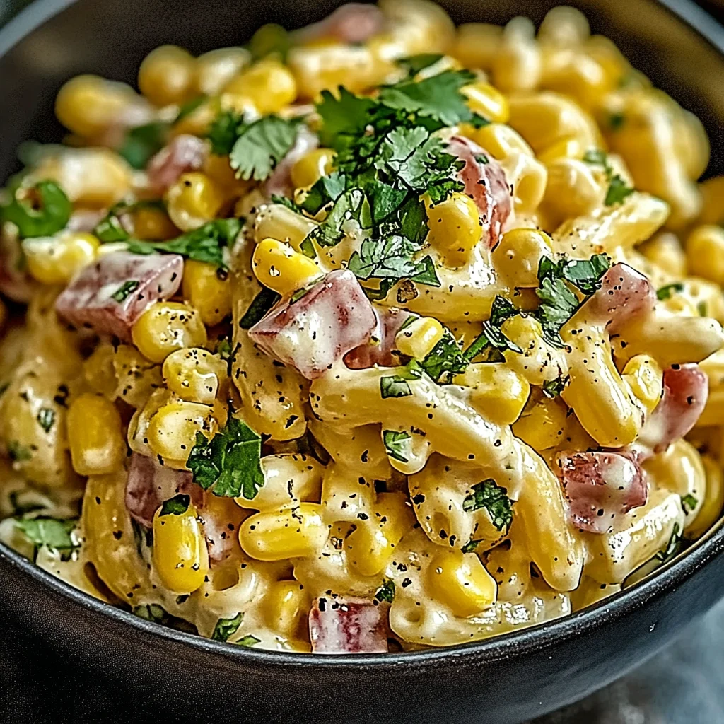 Mexican Street Corn Pasta Salad is a must-try dish!