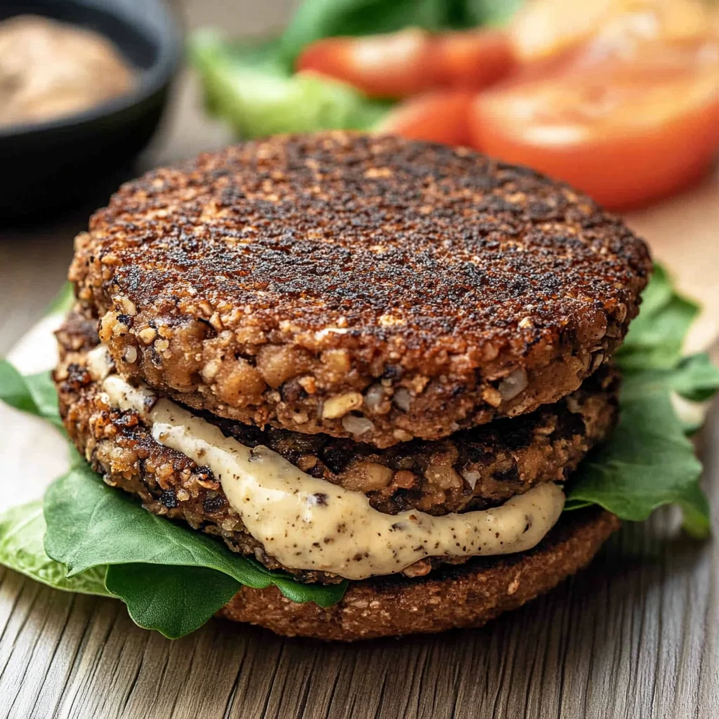 Mushroom Veggie Burgers