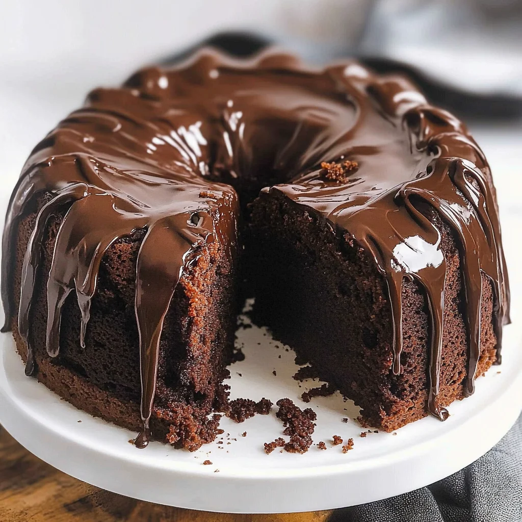 Nanny’s Chocolate Fudge Brownie Cake