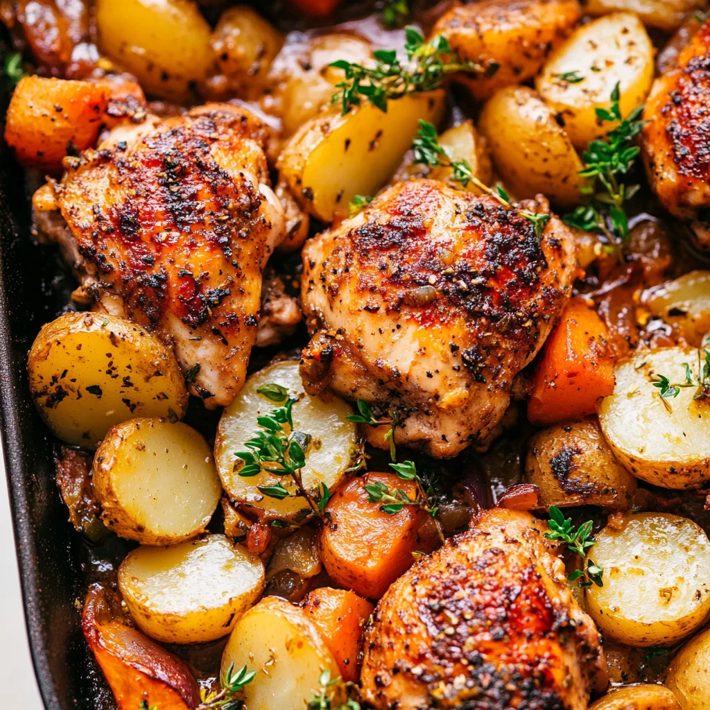 One-Pan Chicken and Potatoes