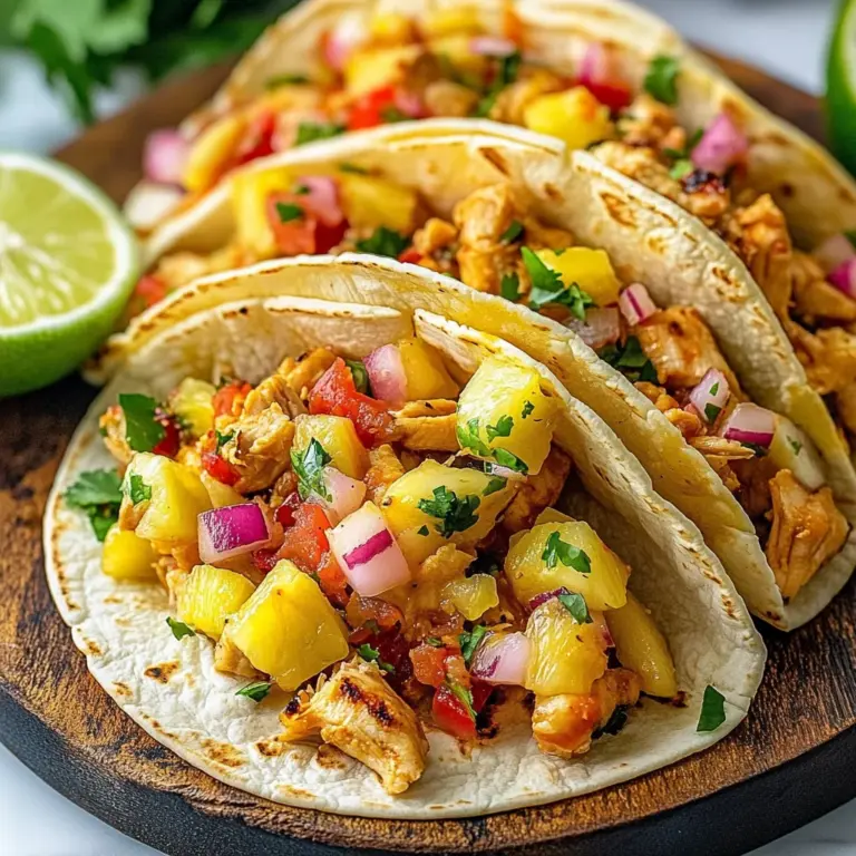 Pineapple Chicken Tacos