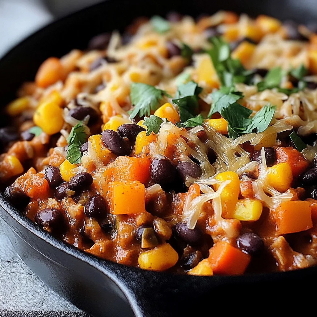 Southwest Black Bean Skillet Recipe
