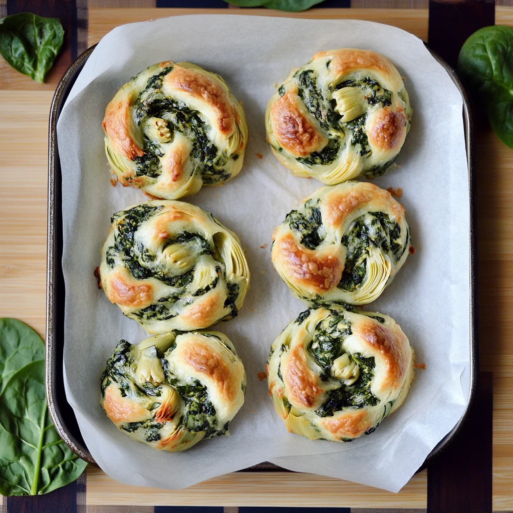Spinach Artichoke Swirls
