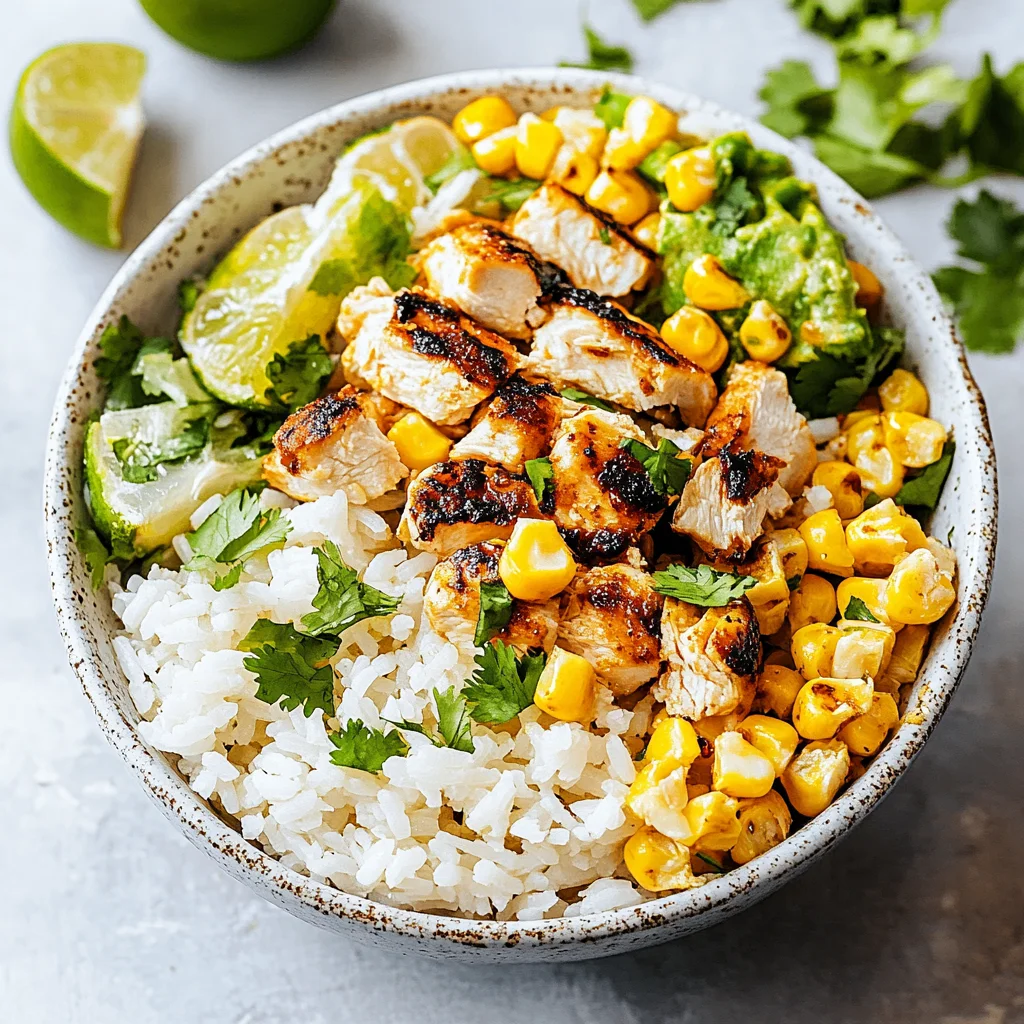 Street Corn Chicken Rice Bowl Recipe