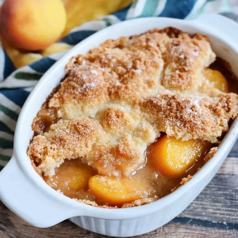 The Best Southern Peach Cobbler Recipe