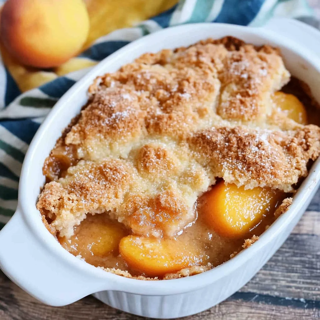The Best Southern Peach Cobbler Recipe