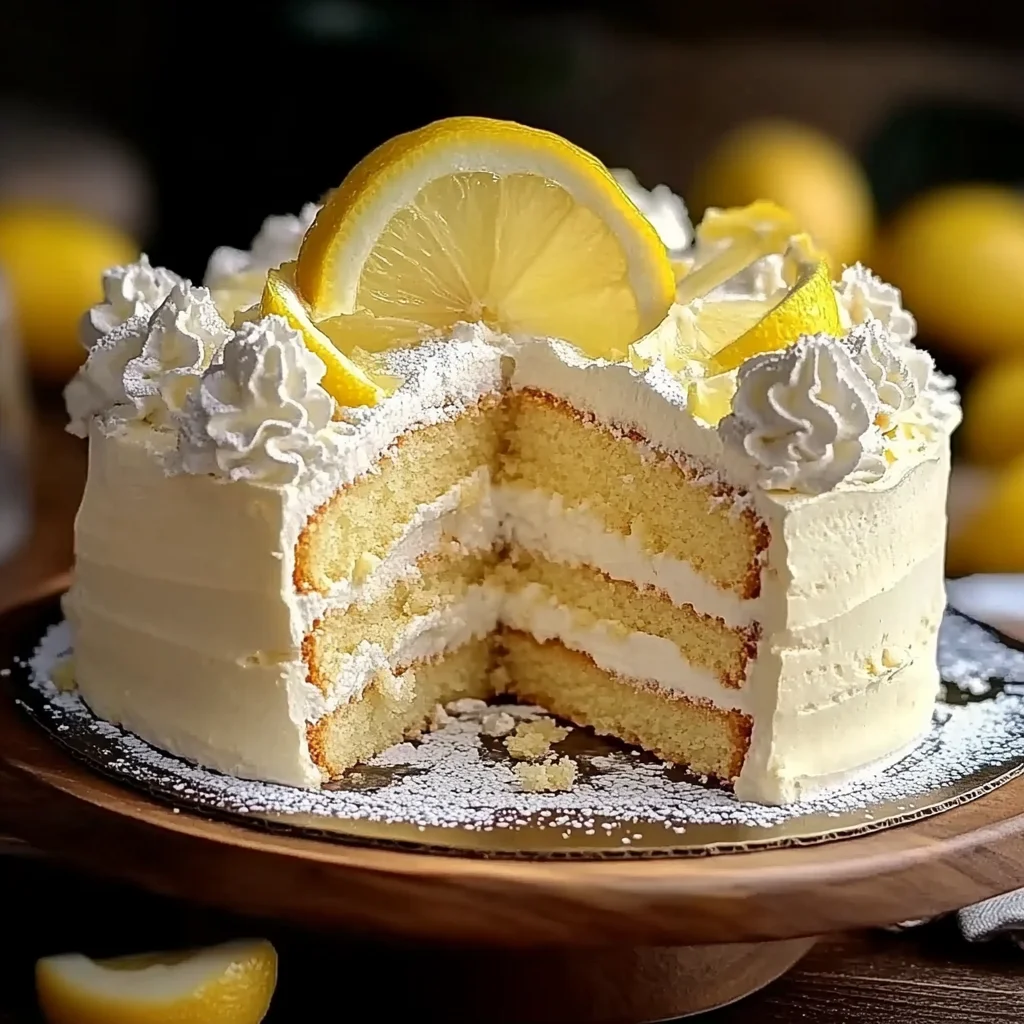 Top 1 Italian Lemon Cream Cake : Irresistible and Luscious