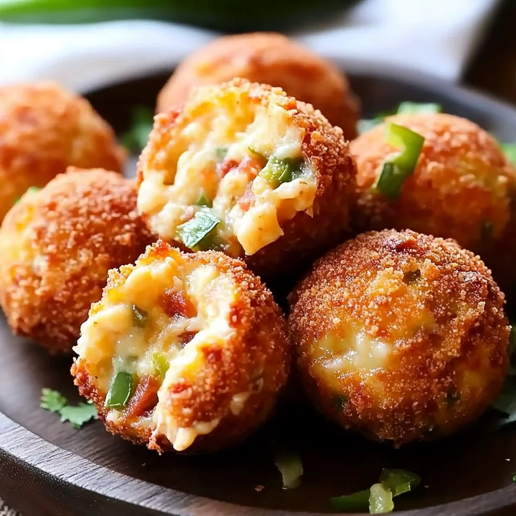 Turkey Bacon Jalapeño Popper Cheese Balls