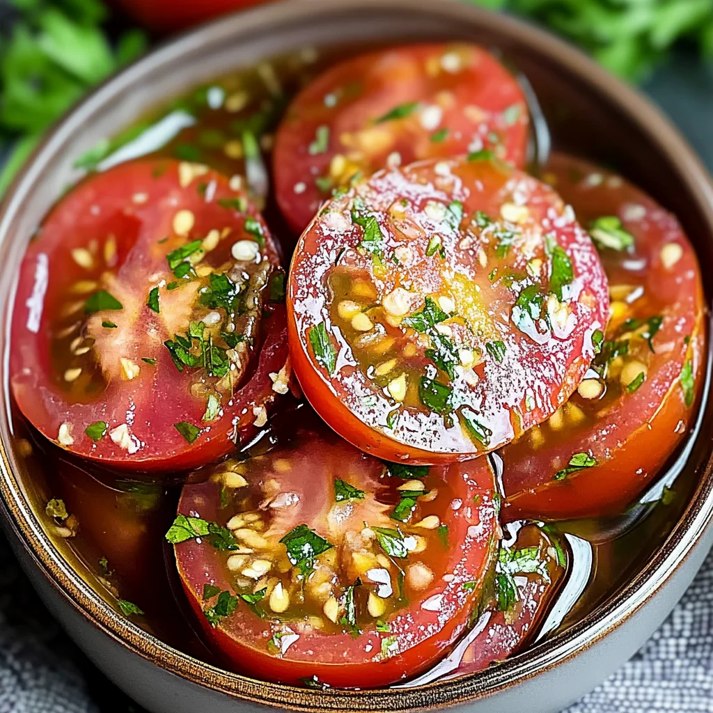 Zesty Marinated Tomatoes