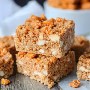 Butterfinger Rice Krispie Treats