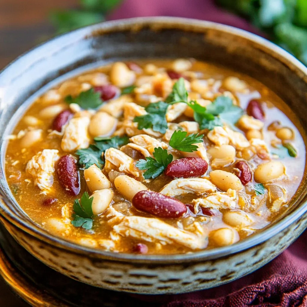 Cajun White Chicken Chili