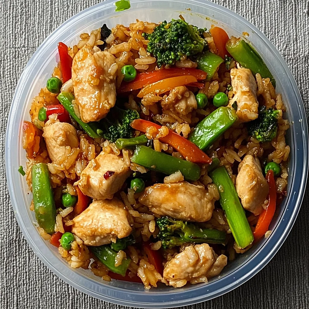 Chicken Veggie Rice Stir-Fry