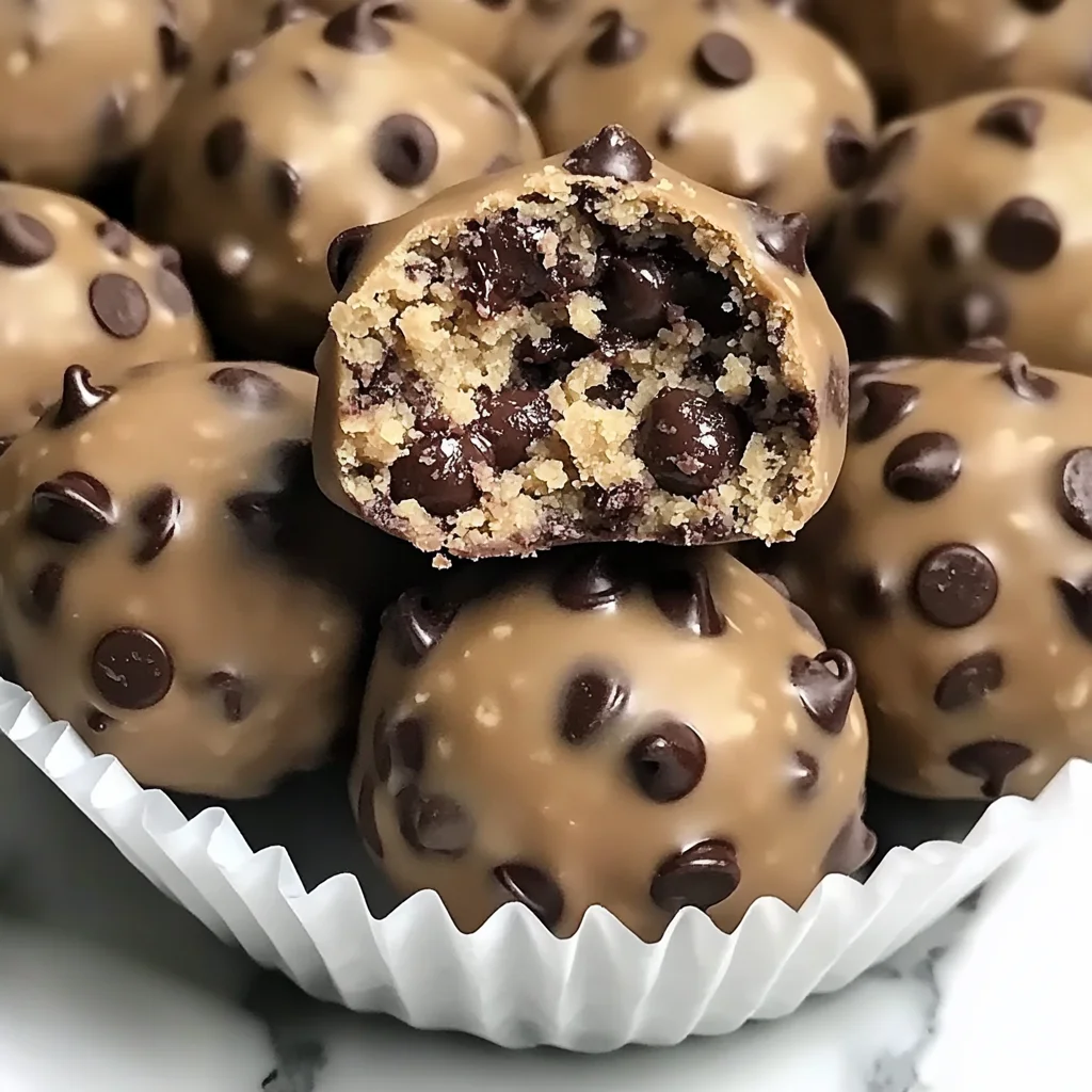 Chocolate Chip Cookie Dough Protein Balls!
