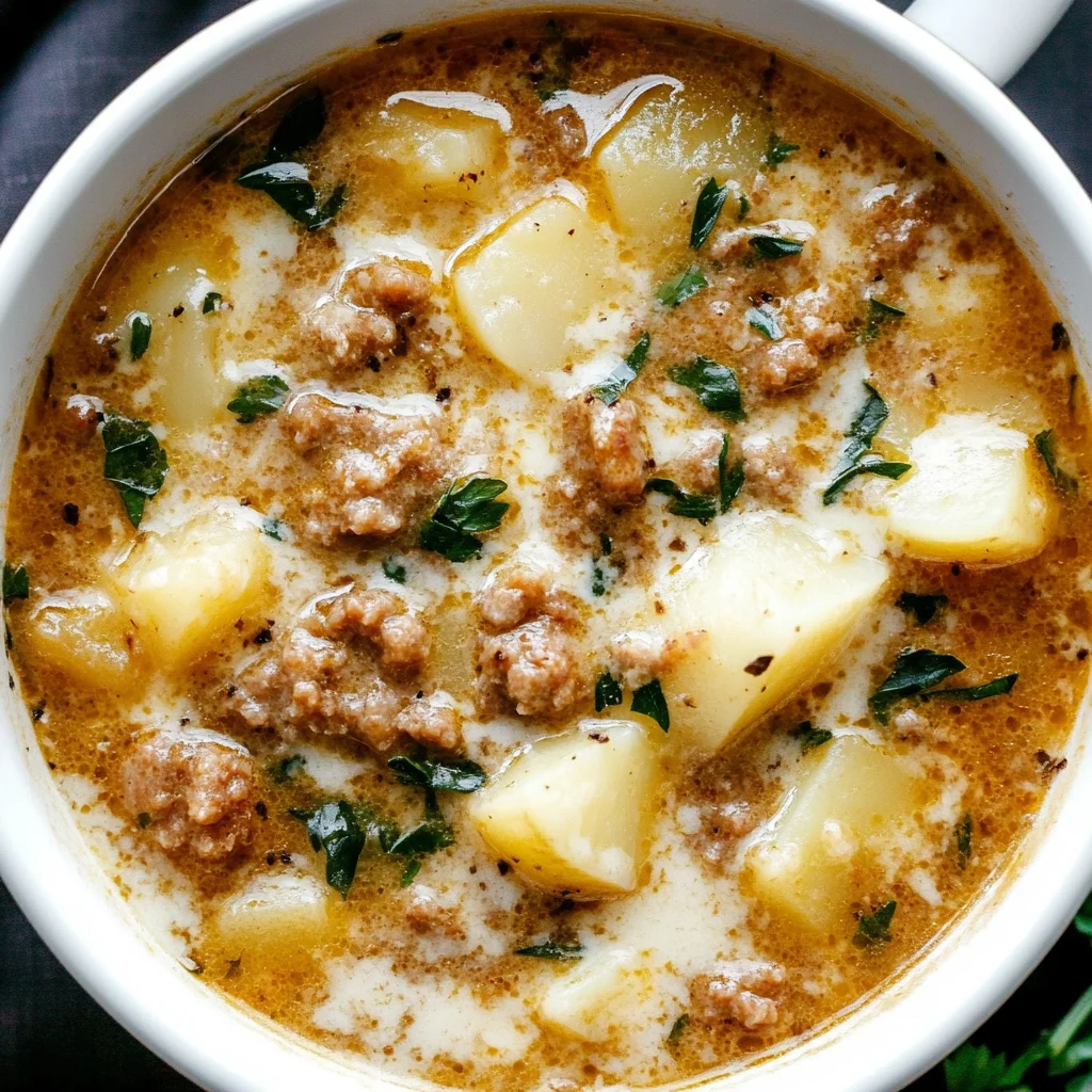 Cozy Italian Sausage and Potato Soup – Easy & Hearty!