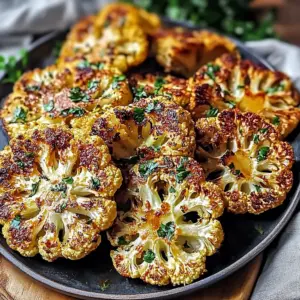 Crispy Baked Cauliflower Steaks