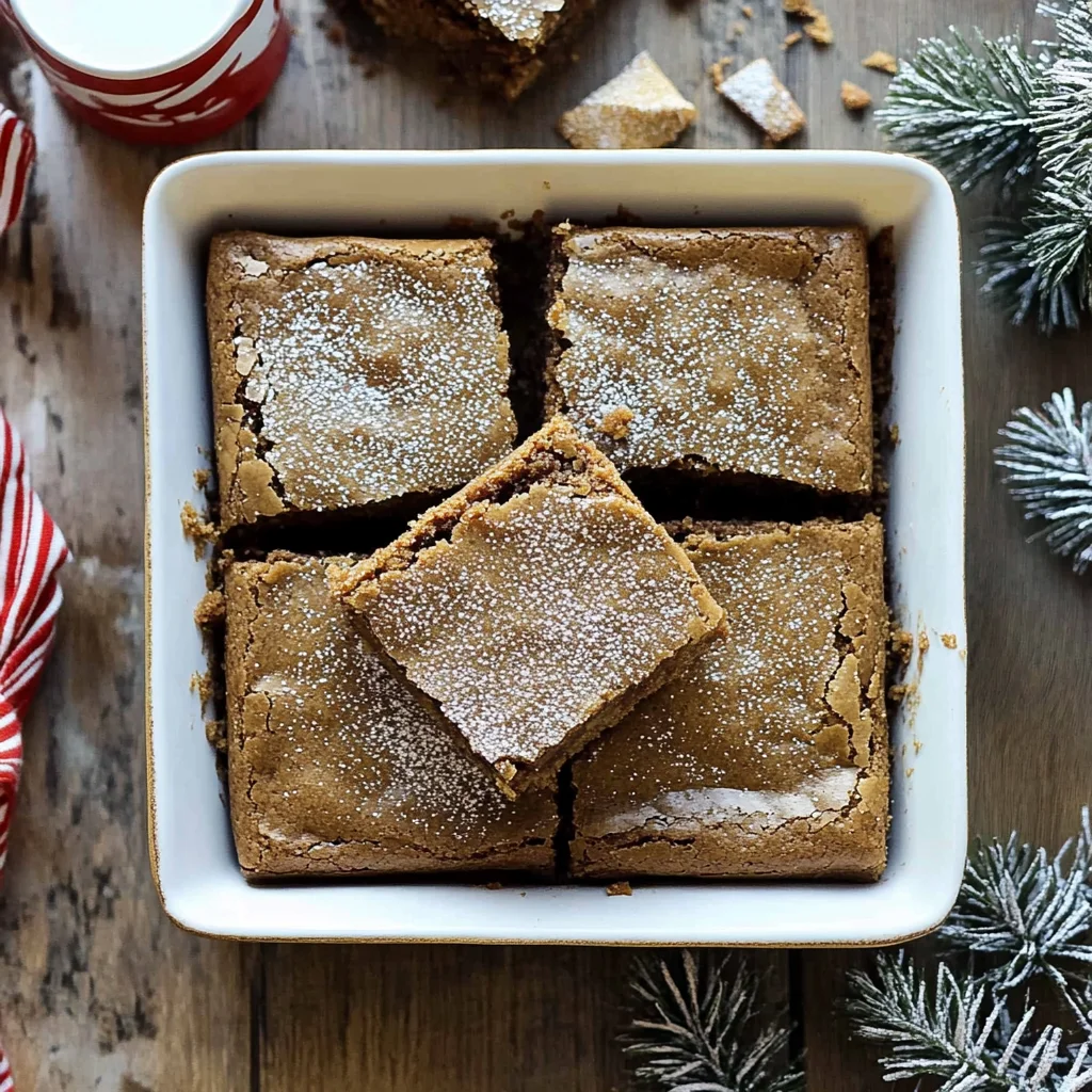 Gingerbread Brownies