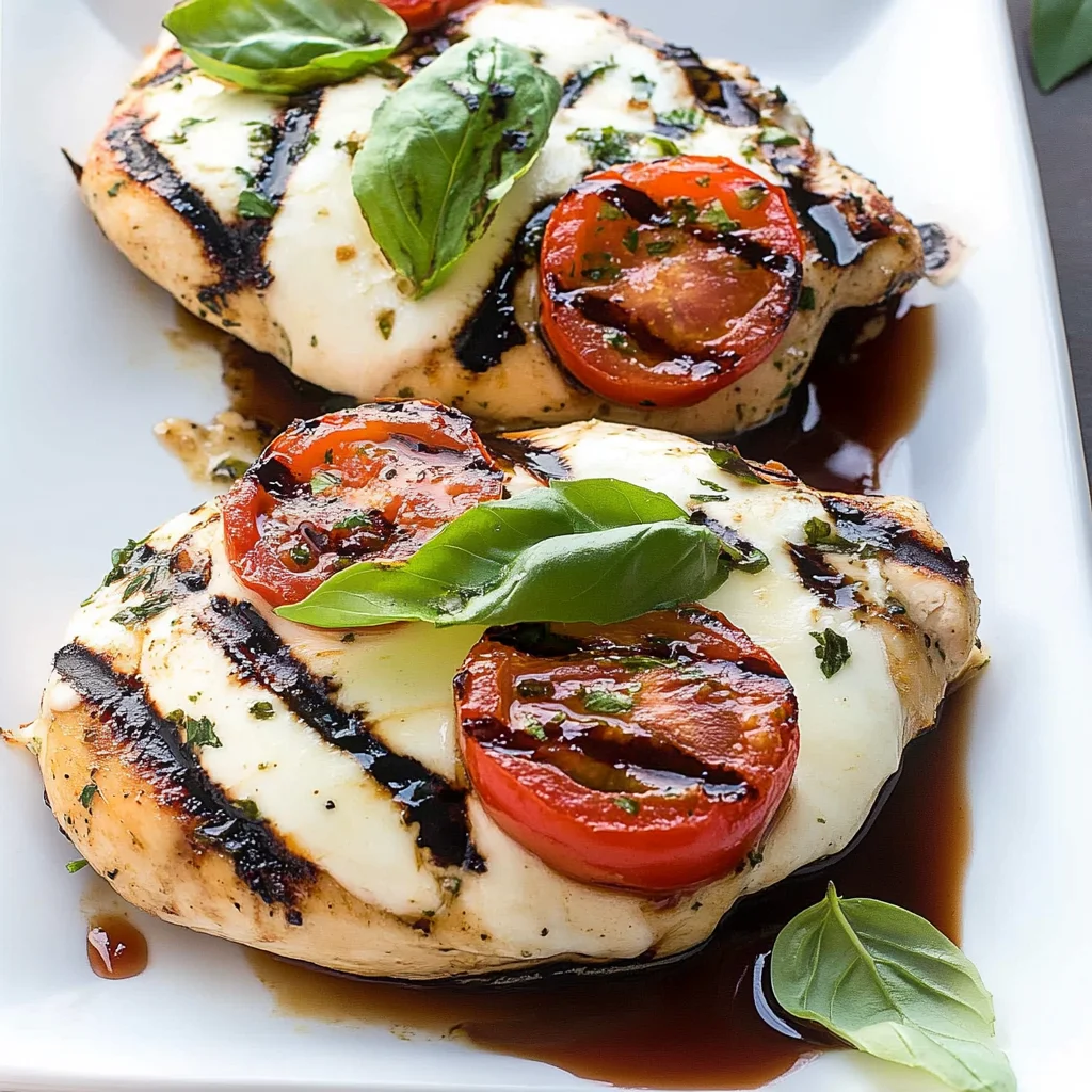Grilled Chicken Caprese