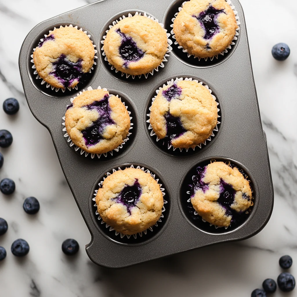 Homemade Blueberry Protein Muffins
