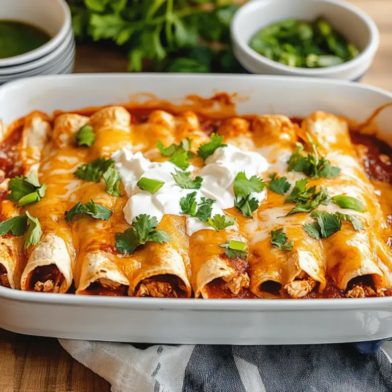 Homemade Easy Chicken Enchiladas