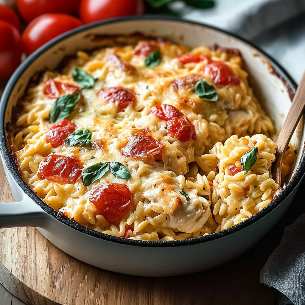 Orzo Tuscan Chicken Bake: A Cozy, Flavor-Packed One-Pan Meal