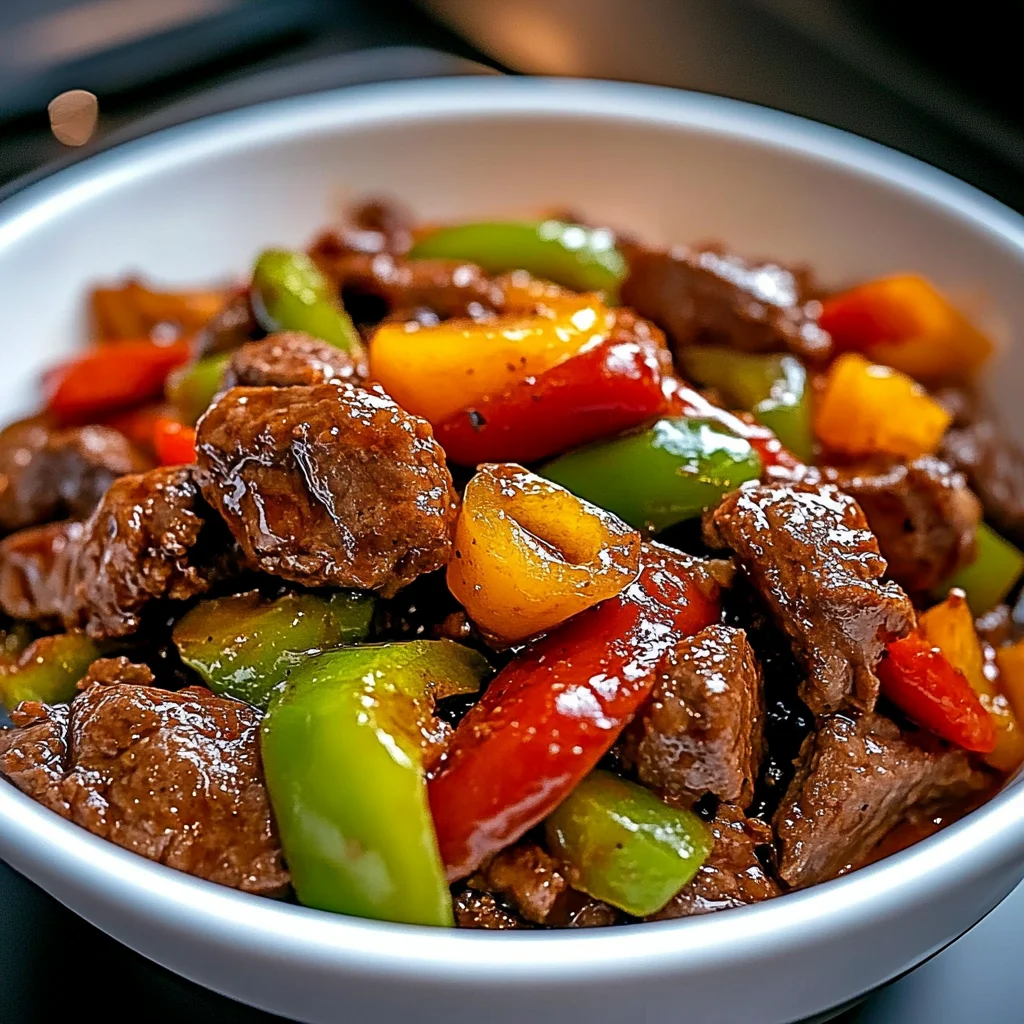 Pepper Steak in a Crock Pot