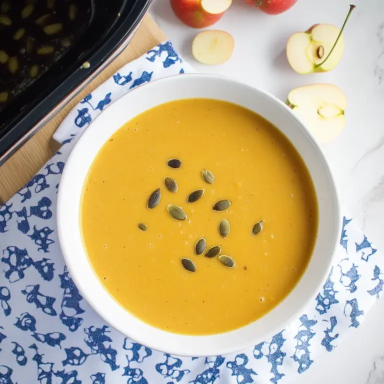 Pumpkin Apple Cider Bisque