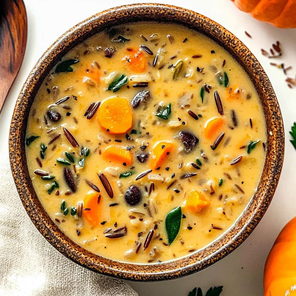 Pumpkin Wild Rice Soup