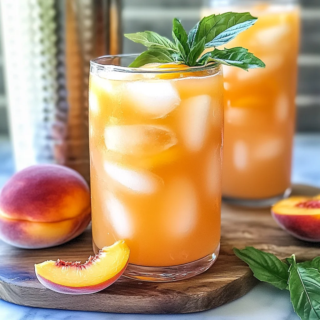 Refreshing Peach Lemonade