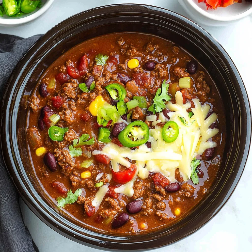 Slow Cooker Chili Con Carne