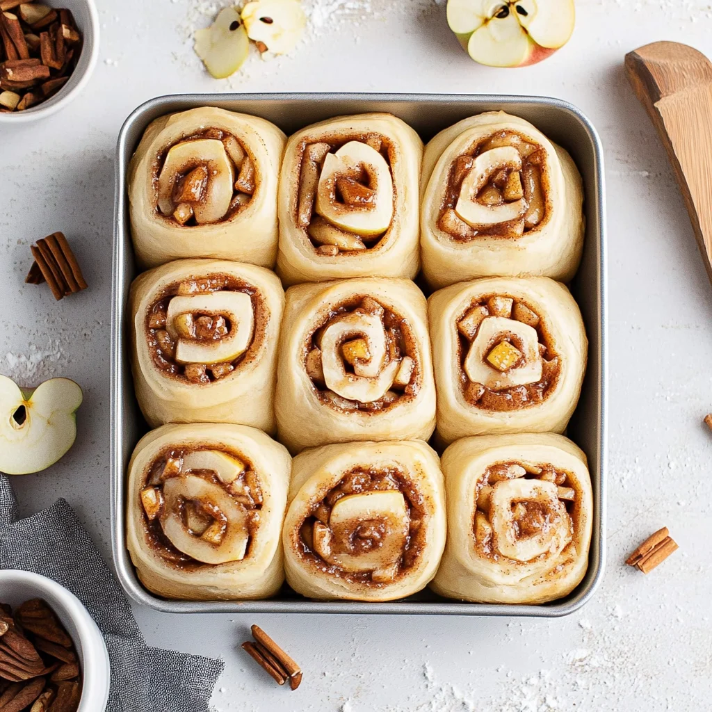 Soft-Baked Apple Cinnamon Rolls