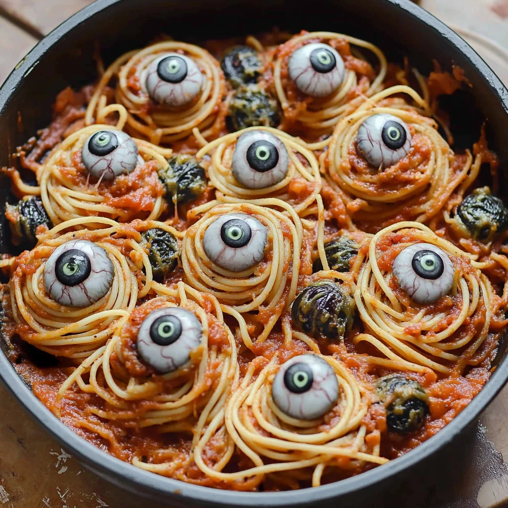 Spooky Spaghetti & Eyeballs