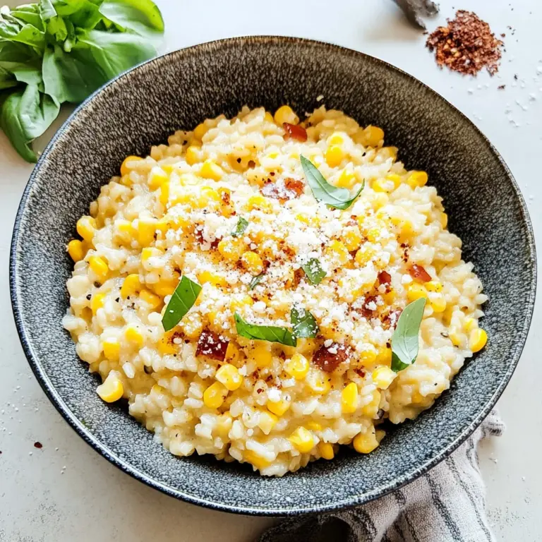 Sweet Corn Risotto