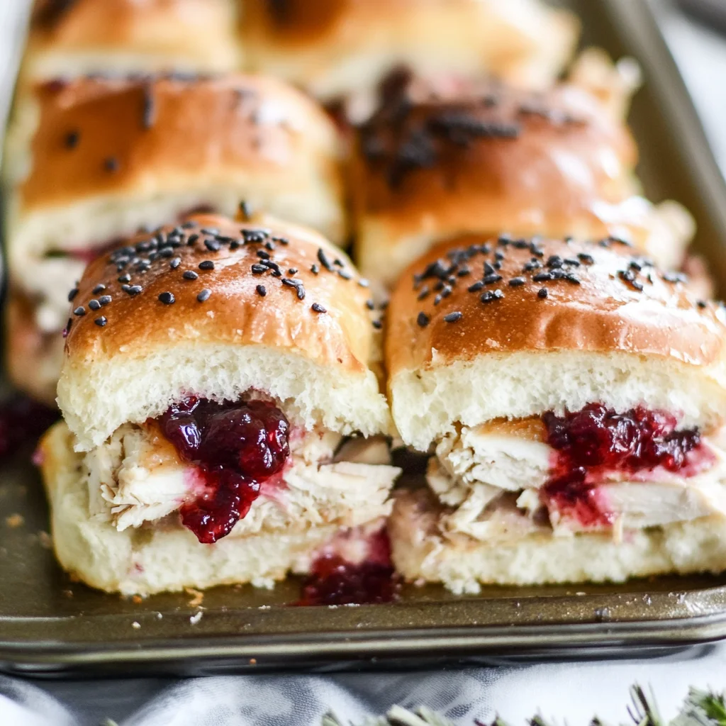 Turkey Cranberry Sliders