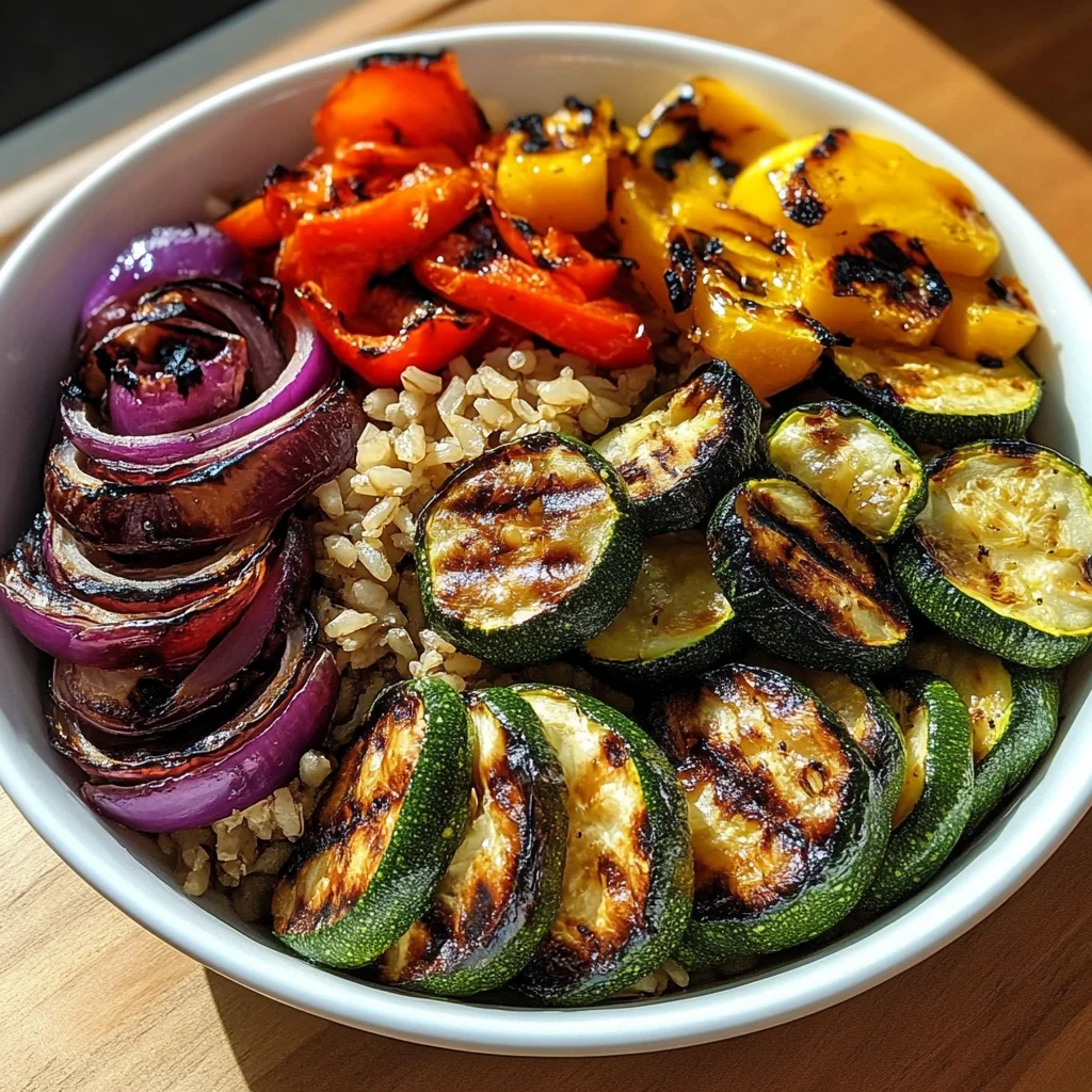 5-Star Brown Rice and Grilled Veggie Bowl You Crave