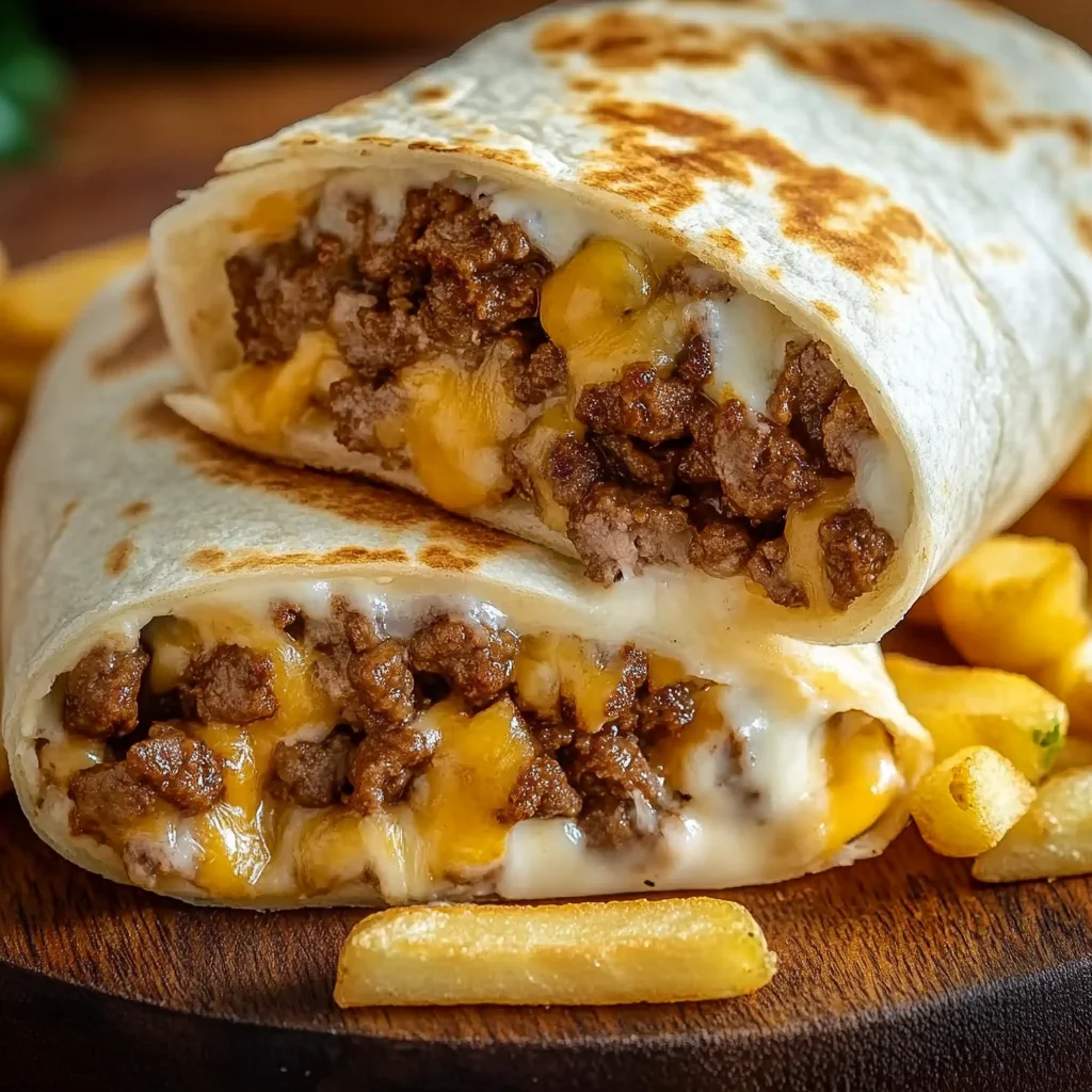 Beefy Cheesy Fries Wrap