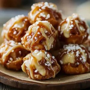 Caramel Apple Pretzel Bites
