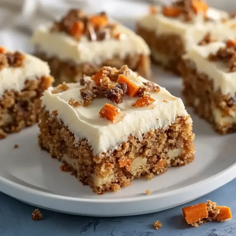 Carrot Cake Bars