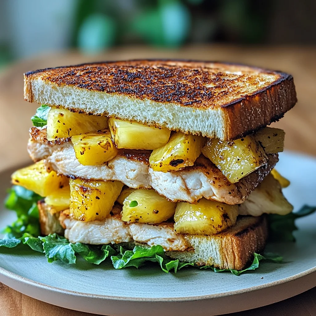Chicken Pineapple Sandwich Recipe: A Tropical Delight!