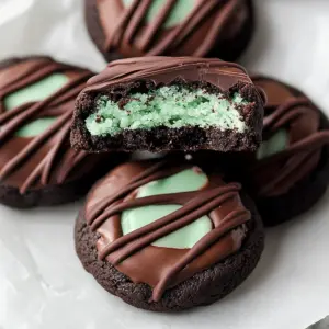 Chocolate Mint Cookies