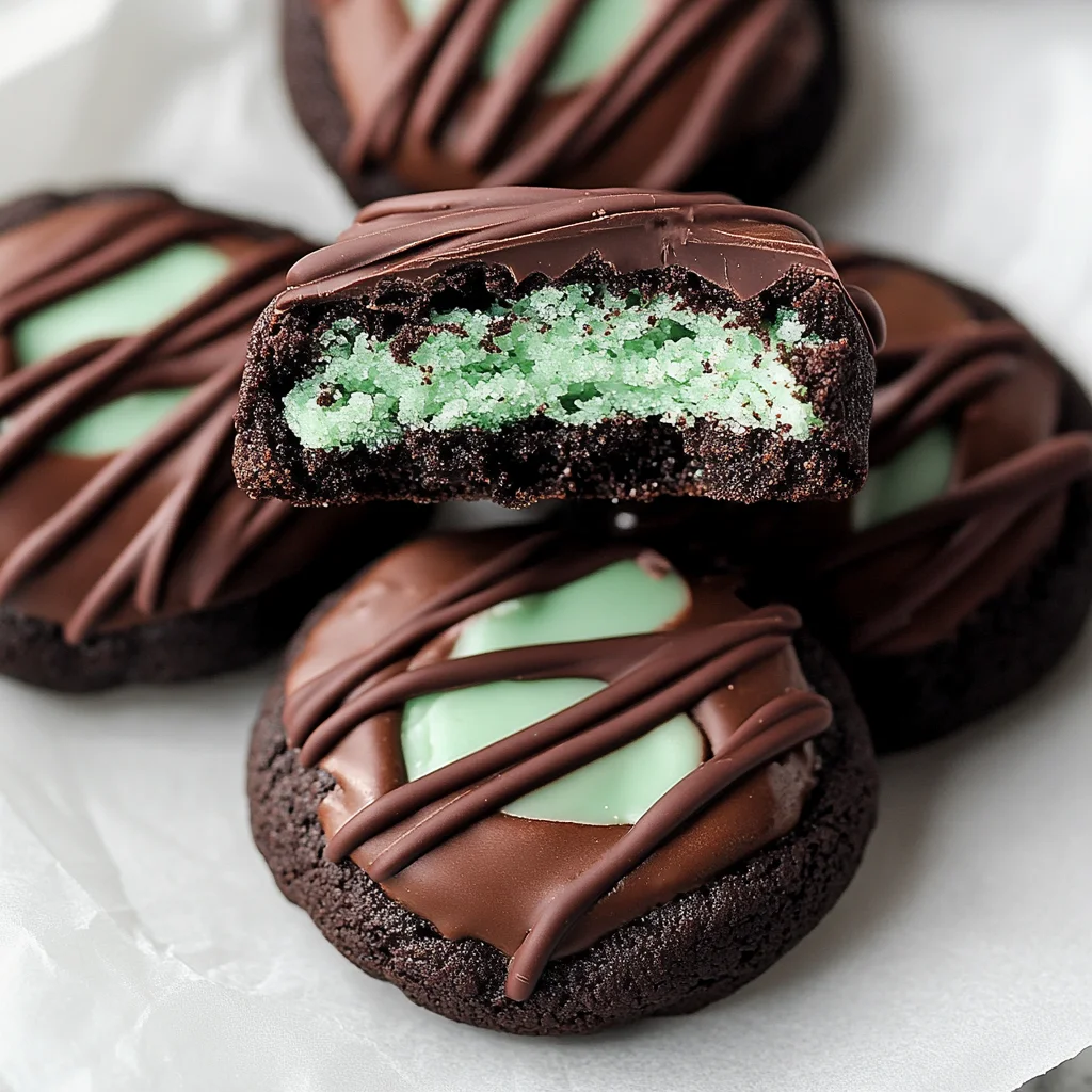 Chocolate Mint Cookies