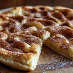Cinnamon-Sugar Crescent Pizza