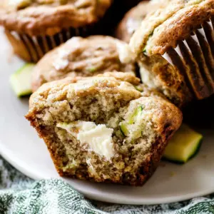 Cream Cheese Zucchini Muffins
