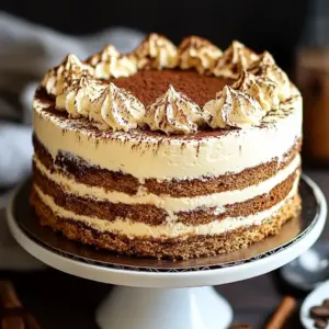 Decadent Coffee Tiramisu Cake