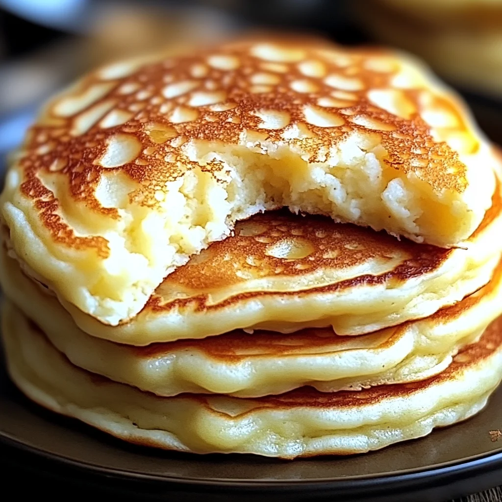 Flourless Cottage Cheese Pancakes