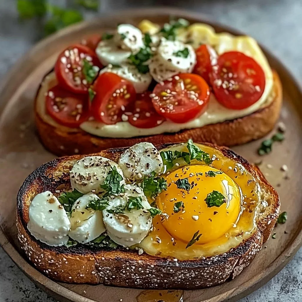 Gourmet Breakfast Toast Duo