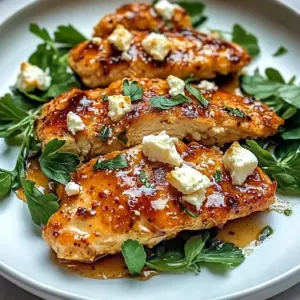 Hot Honey Feta Chicken Dish: A Deliciously Spicy and Savory Recipe